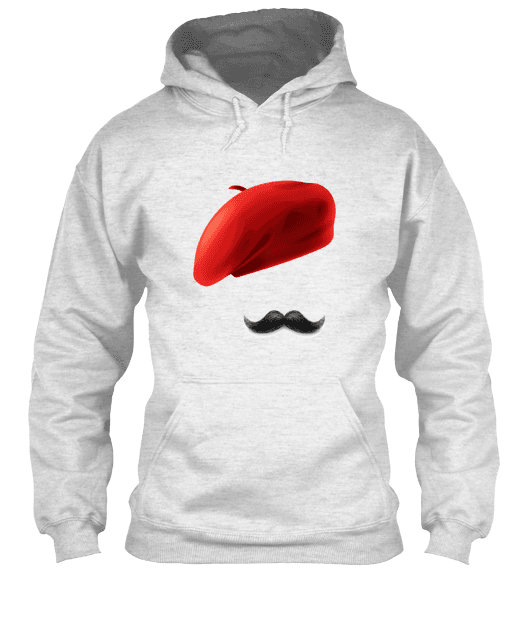 Good Vibes sweat unisex french concept red beret