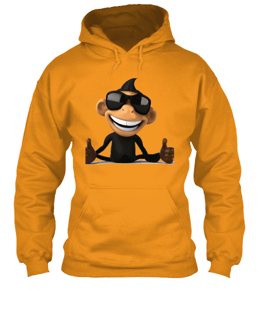 Good Vibes sweat à capuche unisex cool monkey