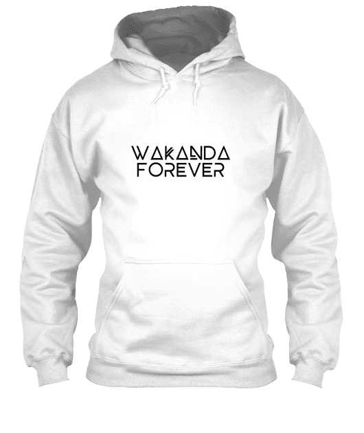 Good Vibes Sweat à capuche Wakanda forever White